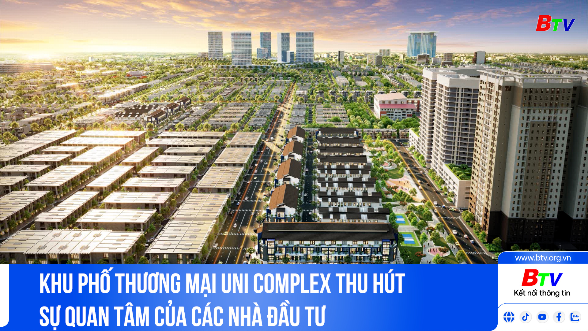 Khu phố thương mại UNI COMPLEX thu hút sự quan tâm của các nhà đầu tư